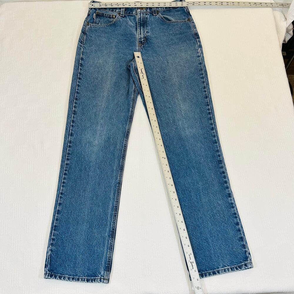 Classic Blue Denim Jeans 32W 34L - Picture 8 of 12